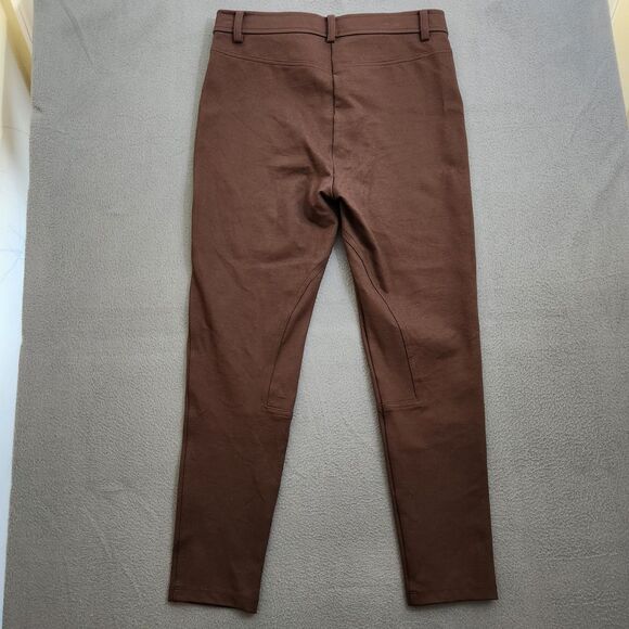 LOFT Women 8P Brown Mid Rise Skinny Stretch Riding Pants - Picture 2 of 11